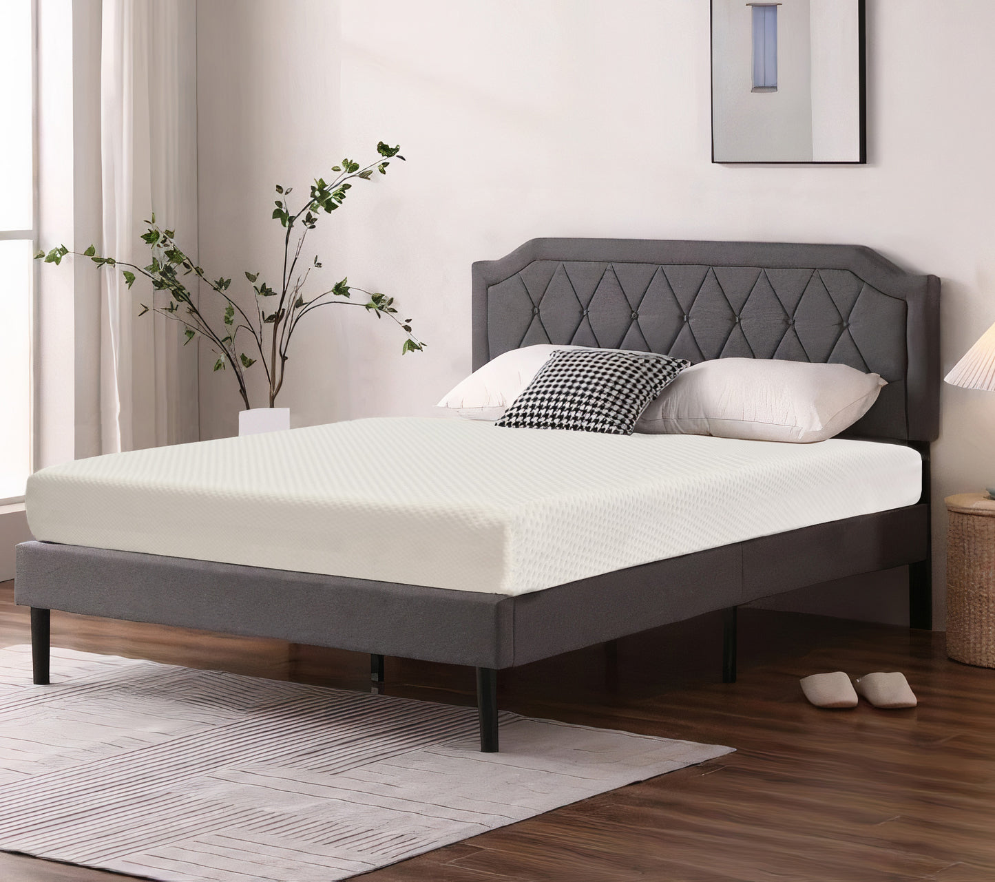 Size 6-Inch, Cooling Gel Memory Foam Mattress