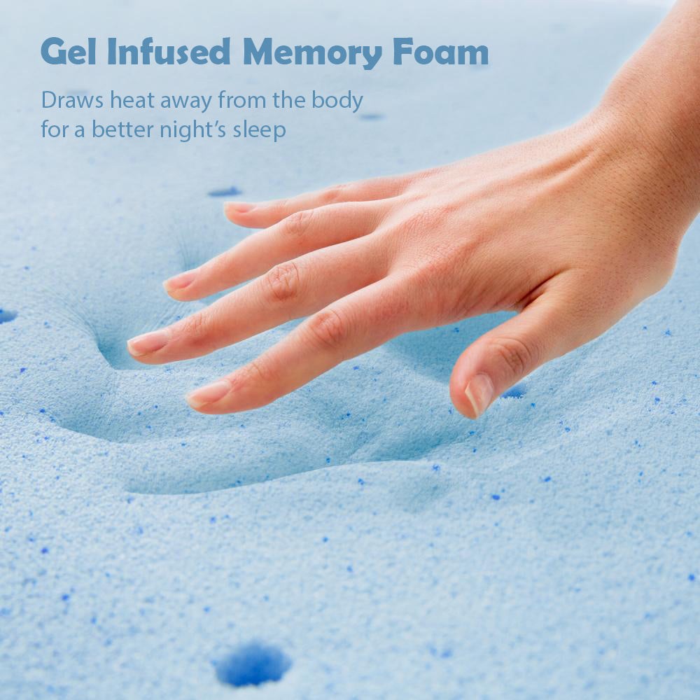 Size 6-Inch, Cooling Gel Memory Foam Mattress